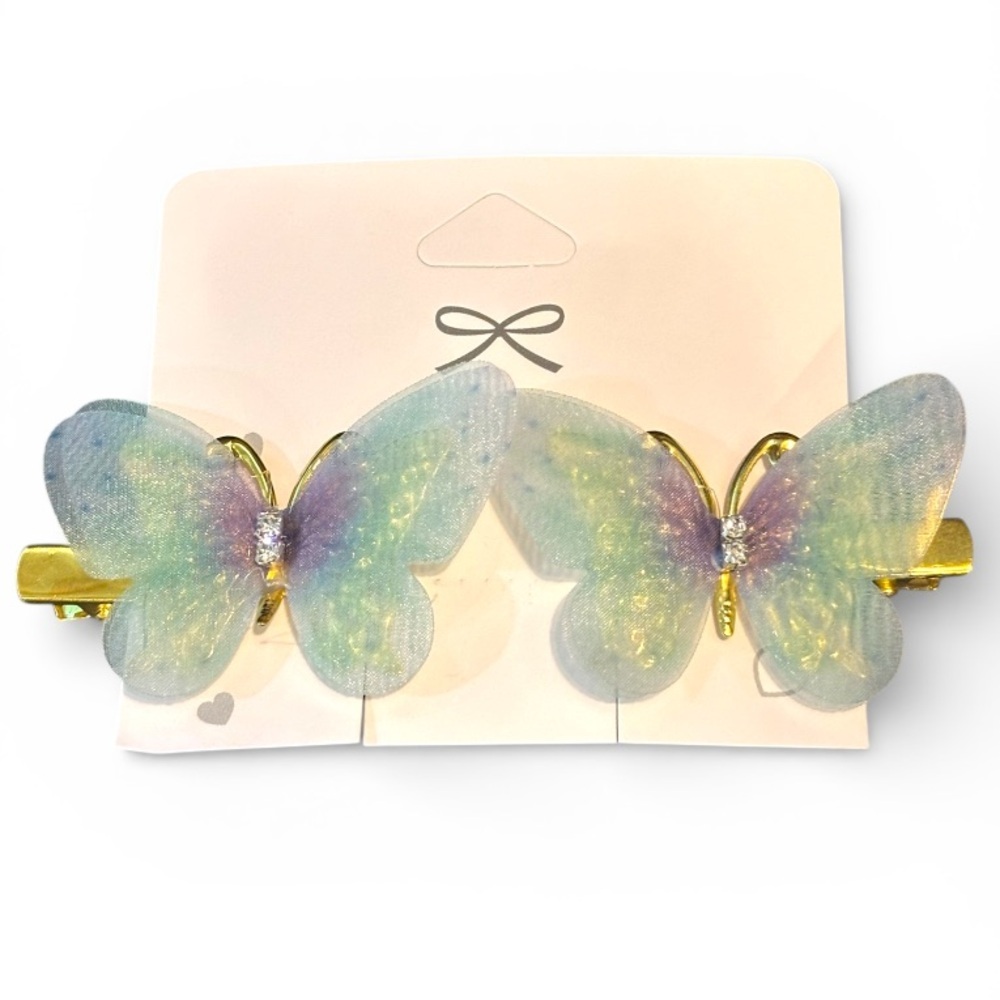 Butterfly Hair Clips New